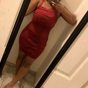Red bandage dress